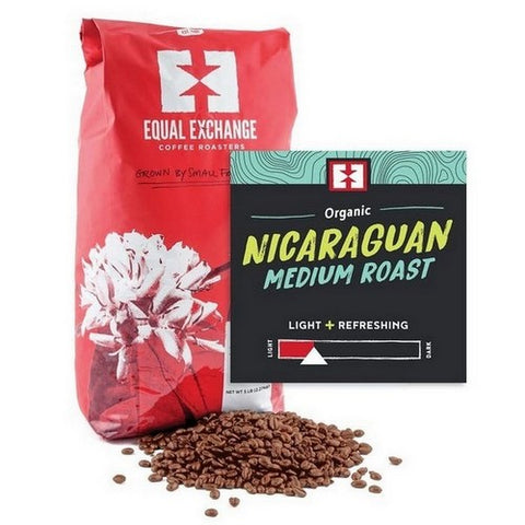 Equal Exchange, Organic Coffee Nicaraguan Whole Bean Coffee, 5 lb
