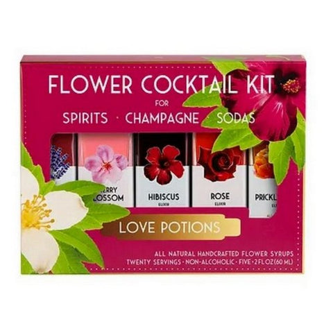 Floral Elixir Co., Love Potions Cocktail Kit, 5 Count