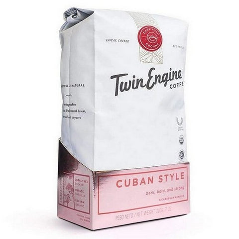 Twin Engine Coffee, Organic Ground Cuban Style Coffee, 7 Oz
