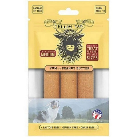 Yellow Yak, Peanut Butter Yum Chews, 4.5 Oz