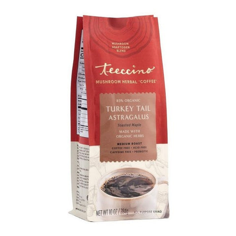 Teeccino, Turkey Tail Astragalus Coffee, 10 Oz