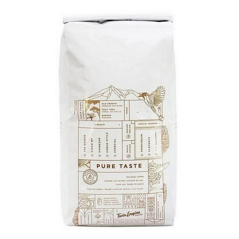 Twin Engine Coffee, Organic Estate Dark Whole Bean Coffee, 2.2 lb