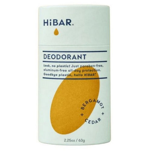 HiBAR, Bergamot And Cedar Deodorant, 2.25 Oz