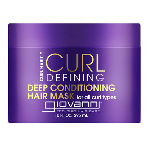 Giovanni Cosmetics, Curl Habit Curl Defining Deep Conditioning Hair Mask, 10 Oz