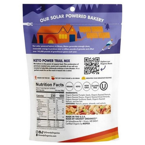 Grandy Oats, Keto Power Trail Mix, 4 Oz