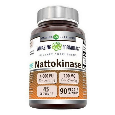 Amazing Nutrition, Amazing Formulas Nattokinase, 100 mg, 90 VegCaps