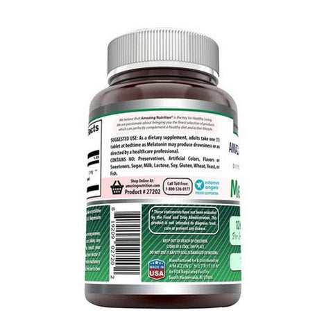 Amazing Nutrition, Amazing Formulas Melatonin, 12 mg, 180 Tabs