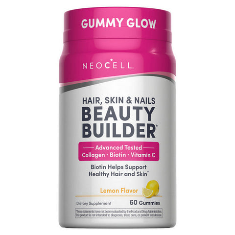 Neocell Laboratories, Hair, Skin & Nails Beauty Builder Gummies, 60 Count