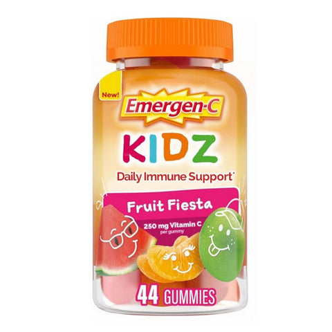 Emergen-C, Kidz Daily Immune Support Gummies Fruit Fiesta, 250 Mg, 44 Each