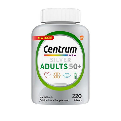 Centrum, Silver Adults 50 Plus, 220 Tabs