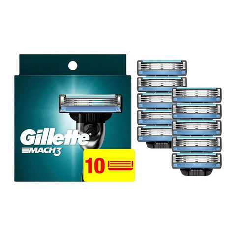 Gillette, Mach3 Cartridges, 10 Each