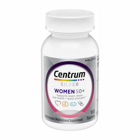 Centrum, Silver Women 50 Plus Multivitamin, 100 Count