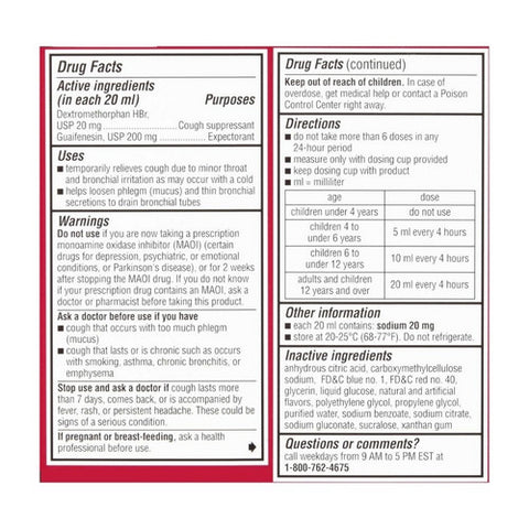 Robitussin, Childrens Cough And Chest Congestion, 4 Oz