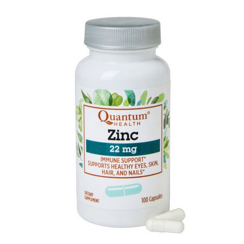 Quantum Health, Zinc Immunity Boost, 22 Mg, 120 Caps Quantum Health