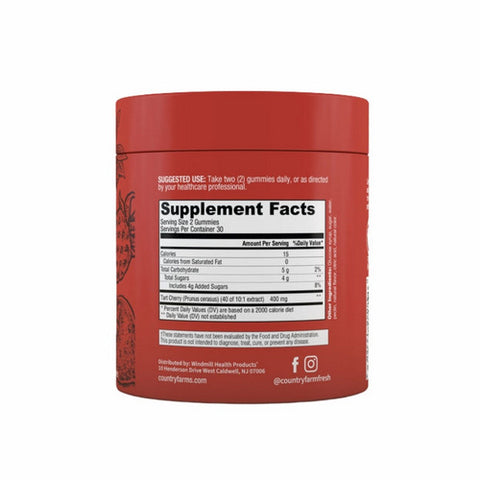 Country Farms, Tart Cherry, 60 Gummies