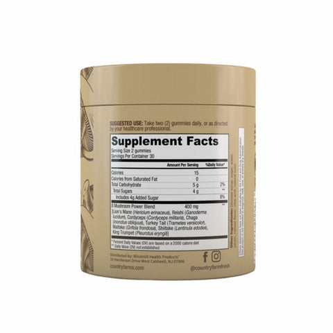 Country Farms, Native Mushrooms Cola, 60 Gummies