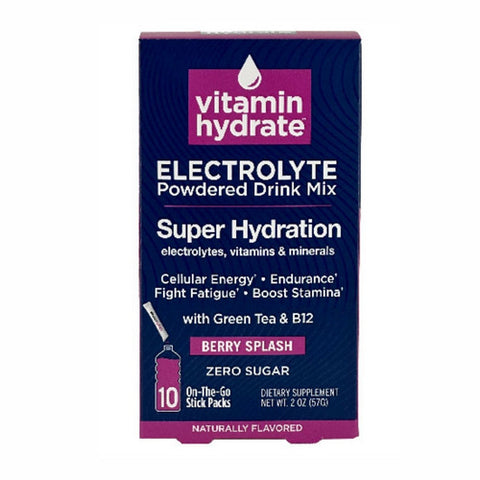 Vitamin Hydrate, Super Hydration Blue Raspberry, 2 Oz