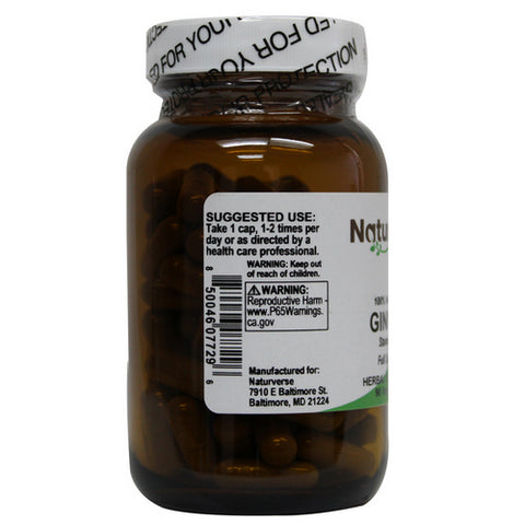 Naturverse, Ginkgo Powder Capsules, 90 VegCaps