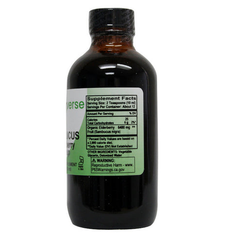Naturverse, Sambucus Elderberry Syrup Alcohol-Free, 4 Oz