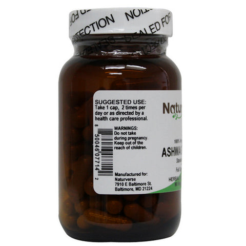 Naturverse, Ashwagandha Powder Capsules, 90 VegCaps