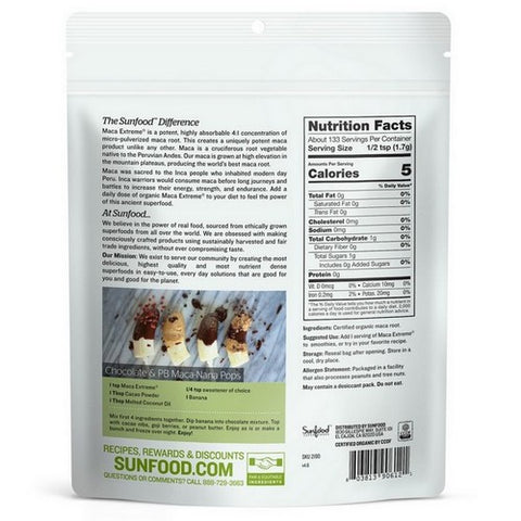 Sunfood Superfoods, Organic Maca Extreme, 8 Oz