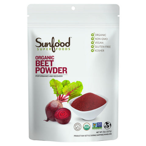 Sunfood Superfoods, Organic Beet Powder, 8 Oz