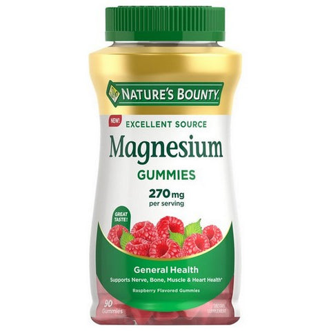 Nature's Bounty, Magnesium Gummies, 270 Mg, 90 Count
