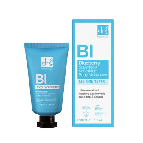 Dr Botanicals, Superfood Antioxidant Body Moisturiser, Blueberry 1.01 Oz