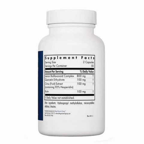 Nutricology/ Allergy Research Group, Quercetin Bioflavonoids, 100 Veg Caps