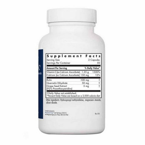 Nutricology/ Allergy Research Group, Esterol Ester-C Calcium Ascorbate With Bioflavonoids, 100 Veg Caps