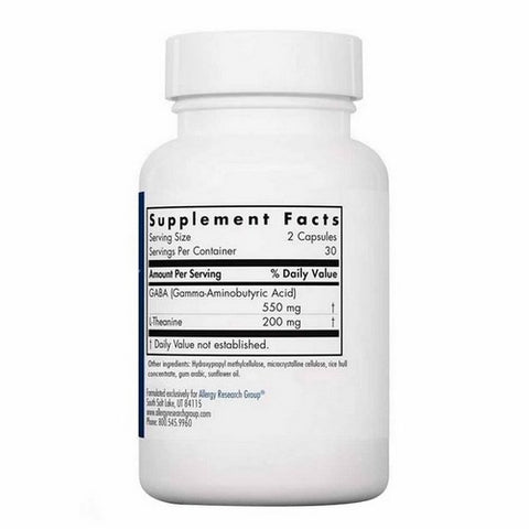 Nutricology/ Allergy Research Group, Zen Calmness Support Day Or Night, 200 Mg, 60 Veg Caps