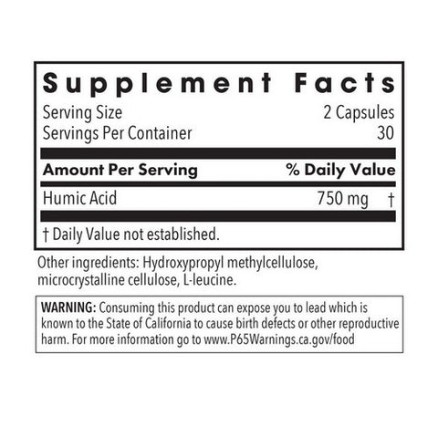 Nutricology/ Allergy Research Group, Humic Acid Membrane Active, 60 Veg Caps