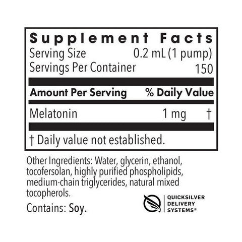 Nutricology/ Allergy Research Group, Liposomal Melatonin, 30 Ml