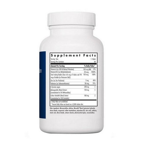 Nutricology/ Allergy Research Group, Thyroid Nutrition With Iodoral, 60 Veg Caps