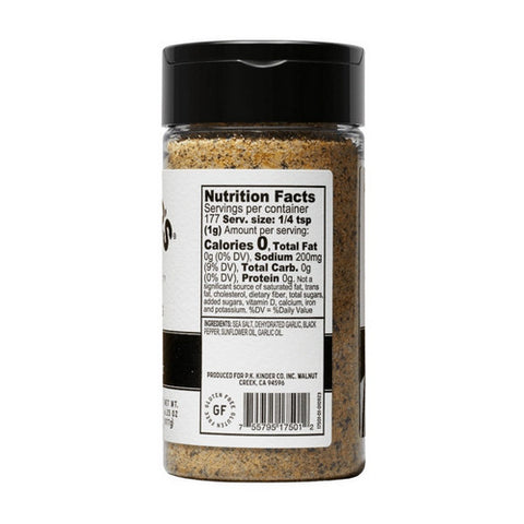 Kinders, The Blend Seasoning Salt pepper And Garlic, 6.25 Oz (Case Of 6)