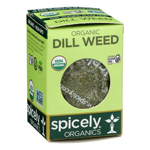 Spicely Organics, Organic Dill Weed, 0.1 Oz (Case Of 6)