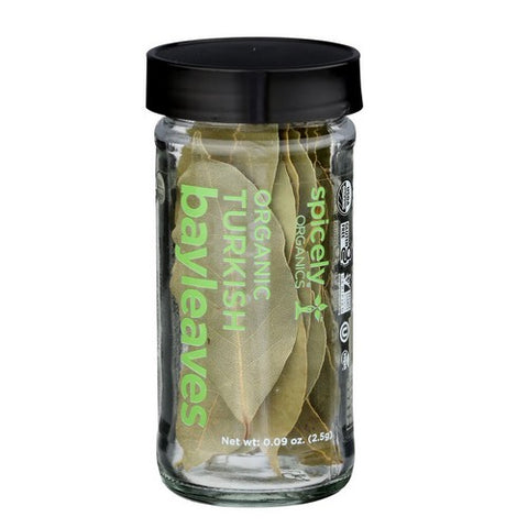 Spicely Organics, Organic Bay Leaves Turkish, 0.09 Oz (Case Of 3)