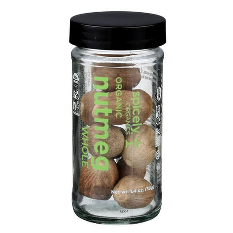 Spicely Organics, Organic Nutmeg Whole, 1.4 Oz (Case Of 3)