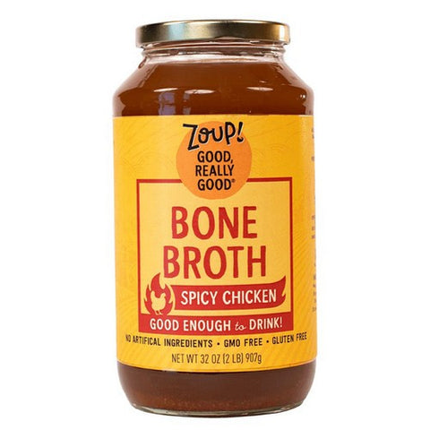 Zoup Good Really, Bone Broth Spicy Chicken, 32 Oz (Case Of 6)