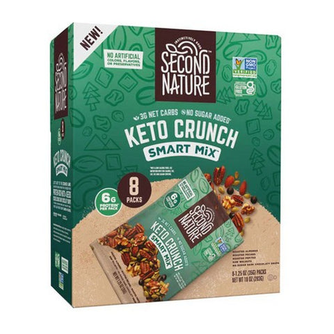 Second Nature, Keto Crunch Smart Mix Nut Medley, 10 Oz (Case Of 6)