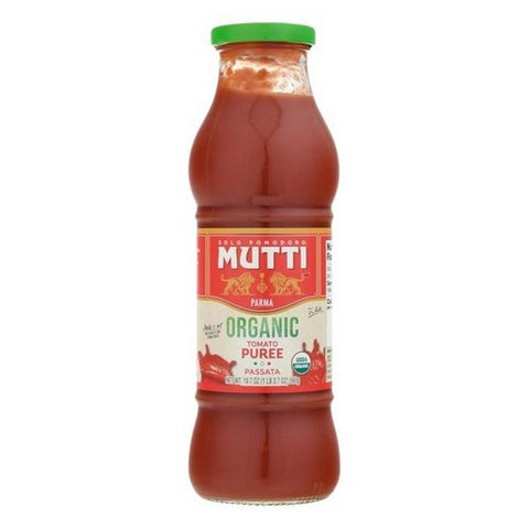 Mutti, Organic Tomato Puree Passata, 19.7 Oz (Case Of 6)
