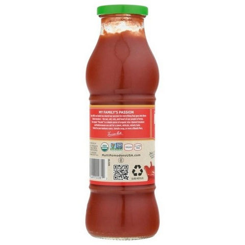 Mutti, Organic Tomato Puree Passata, 19.7 Oz (Case Of 6)