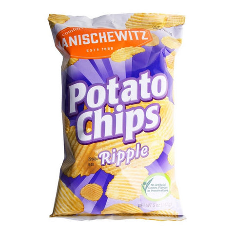 Manischewitz, Ripple Potato Chips, 5 Oz (Case Of 12)