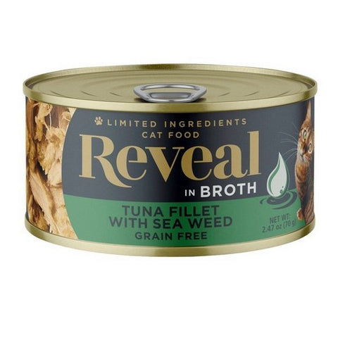 Reveal, Tuna Fillet With Seaweed In Broth Can, 2.47 Oz (Case Of 24)