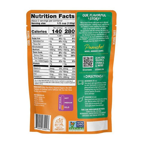 Somos, Spicy Refried Beans, 10 Oz (Case Of 6)