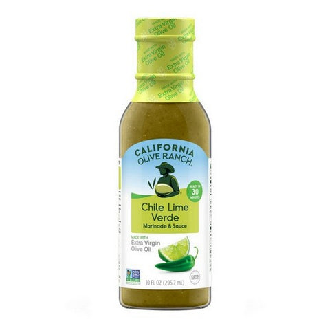 California Olive Ranch, Chile Lime Verde Marinade And Sauce, 10 Oz (Case Of 6)