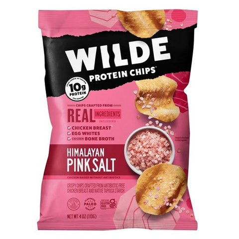 Wilde Snacks, Himalayan Pink Salt Protein Chips, 4 Oz (Case Of 12)