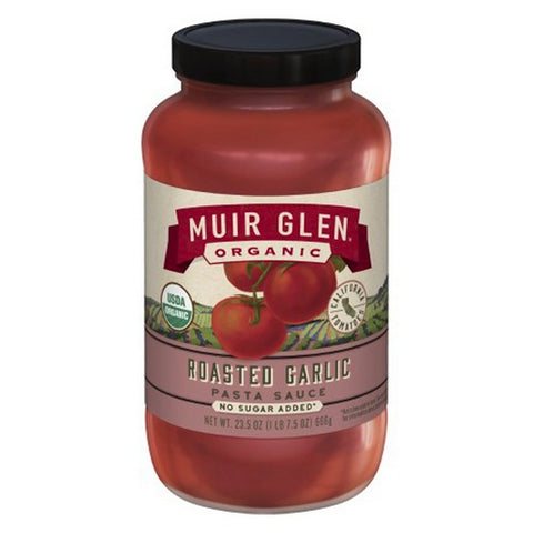Muir Glen, Organic Roasted Garlic Pasta Sauce, 23.5 Oz (Case Of 12)