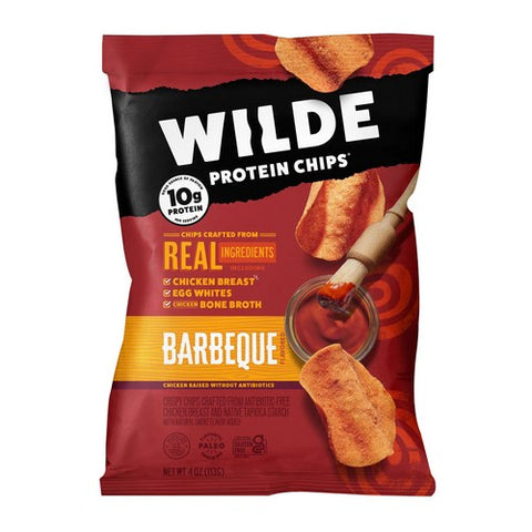 Wilde Snacks, BBQ Chicken Chips, 4 Oz (Case Of 12)