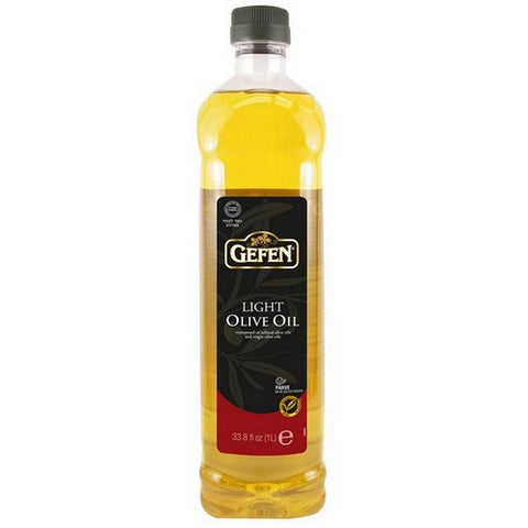 Gefen, Extra Light Olive Oil Kosher for Passover, 33.8 Oz(Case Of 12)